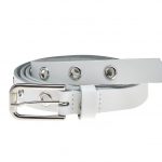 Belt 20742 white silver | Elvy Fashion