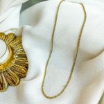 Gold round necklace | ZAG Bijoux