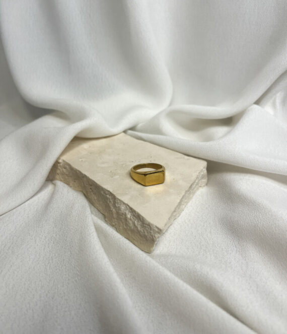 Ring gold zegel | ZAG Bijoux