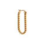 Twisted oval gold | Label Kiki