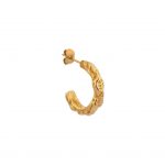 Rock solid hoop gold | Label Kiki