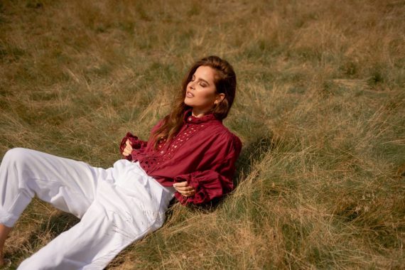 Jaimy blouse bordeaux | Amaya Amsterdam