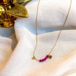 Belo horizonte necklace dark red | Zag Bijoux