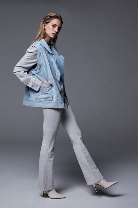 Flared jeans washed sand | Homage to denim