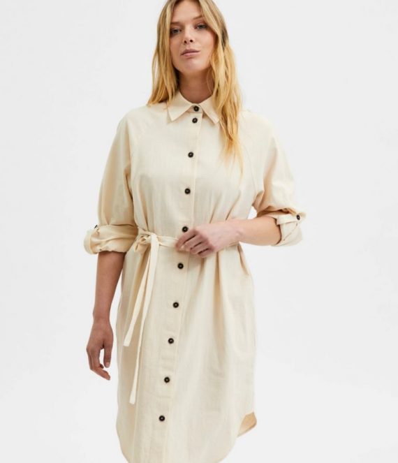 Linnen blousejurk | Selected Femme