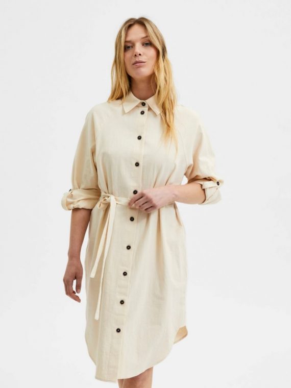 Linnen blousejurk | Selected Femme