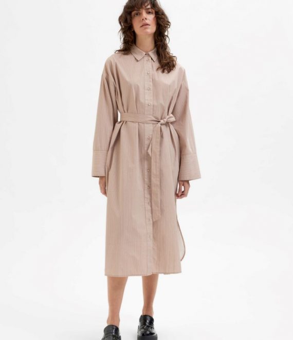 Gestreept lang overhemd | Selected Femme