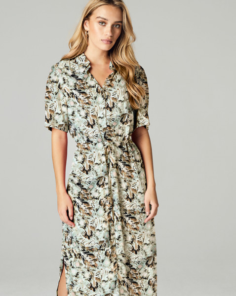 Suzy maxi jurk groen | Freebird