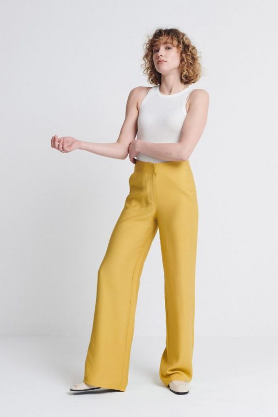 Celia pants yellow | Spooq