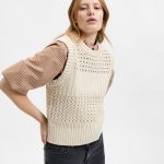 Chunky gebreid gilet | Selected Femme