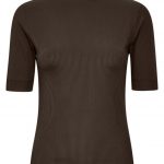 Zoe t-shirt Brown | My Essential Wardrobe