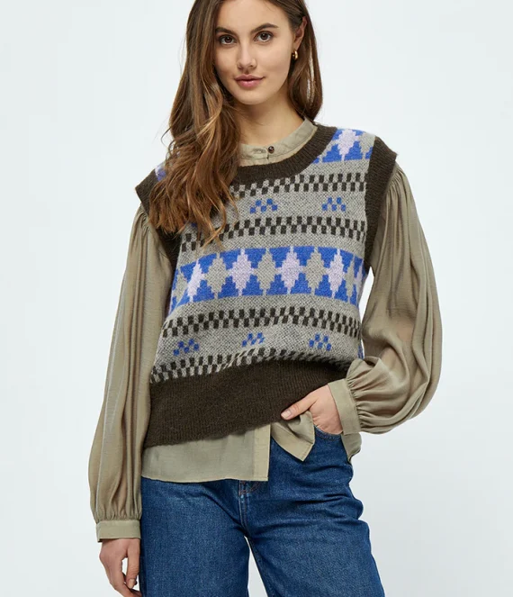Sif gebreid vest | Minus