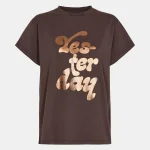 T-shirt dark brown | Sofie Schnoor