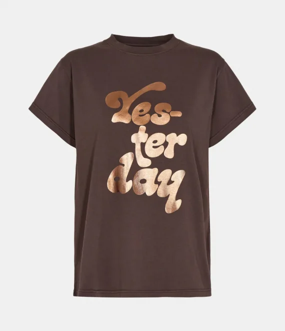 T-shirt dark brown | Sofie Schnoor