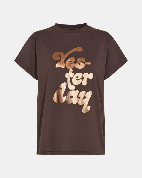 T-shirt dark brown | Sofie Schnoor