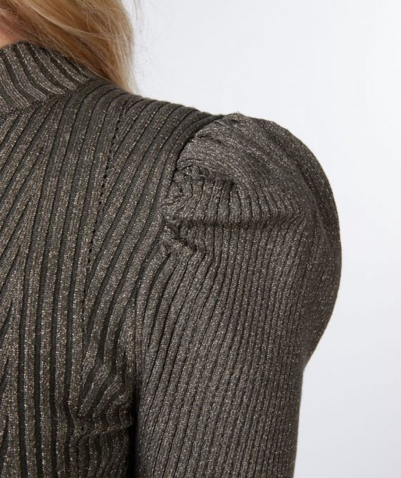 Sweater rib lurex puff Esqualo