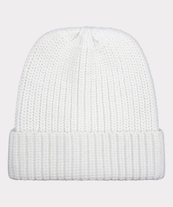 Beanie knit white Esqualo