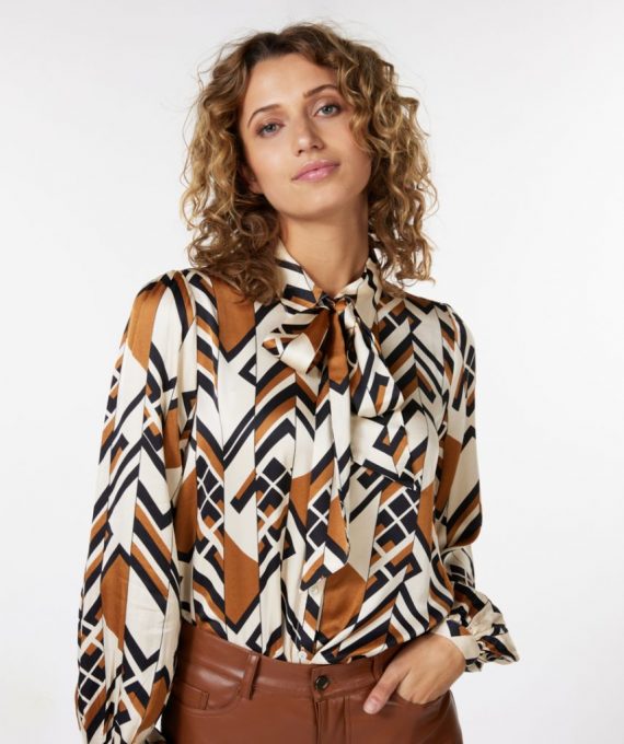 Blouse bow escape Esqualo