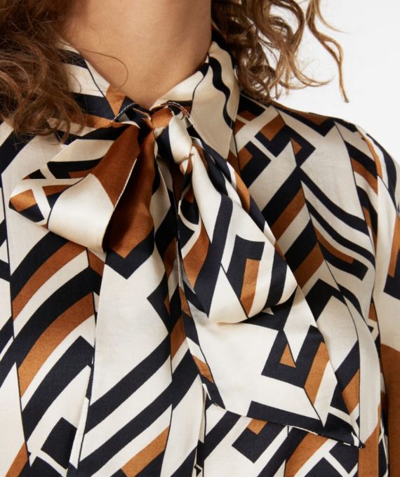 Blouse bow escape Esqualo