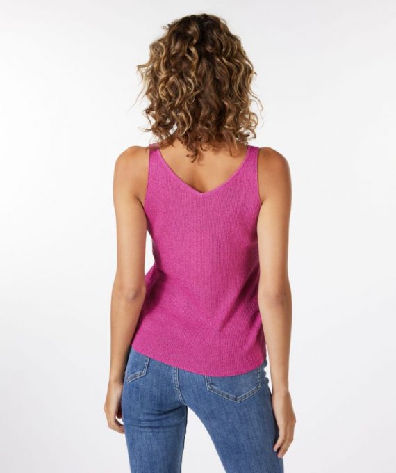 Camisole lurex pink | Esqualo
