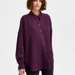 Lange mouwen overhemd purple | Selected Femme
