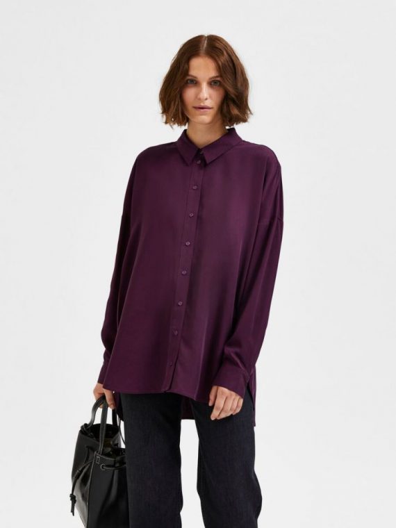 Lange mouwen overhemd purple | Selected Femme