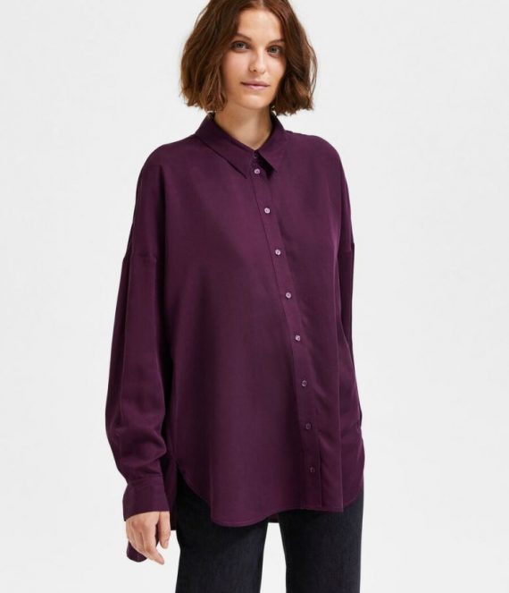 Lange mouwen overhemd purple | Selected Femme