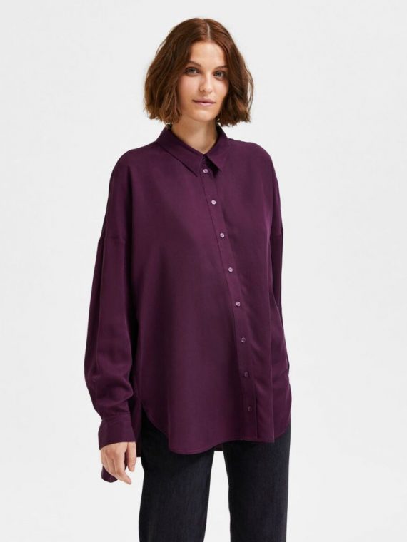 Lange mouwen overhemd purple | Selected Femme