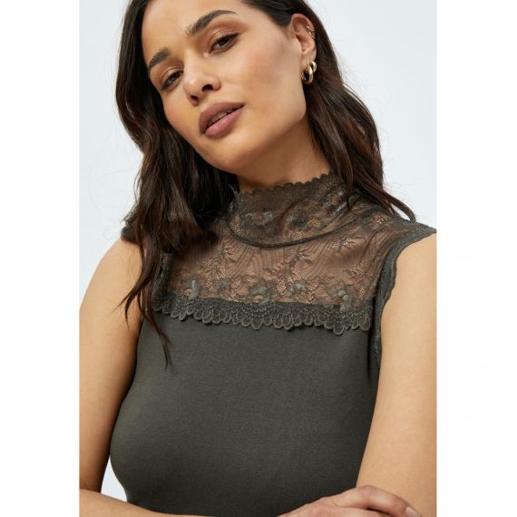 Vanessa high neck green | Minus
