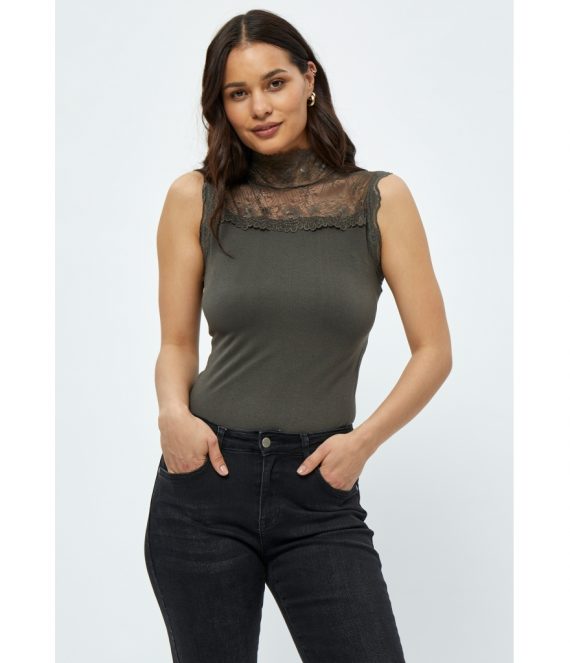 Vanessa high neck green | Minus