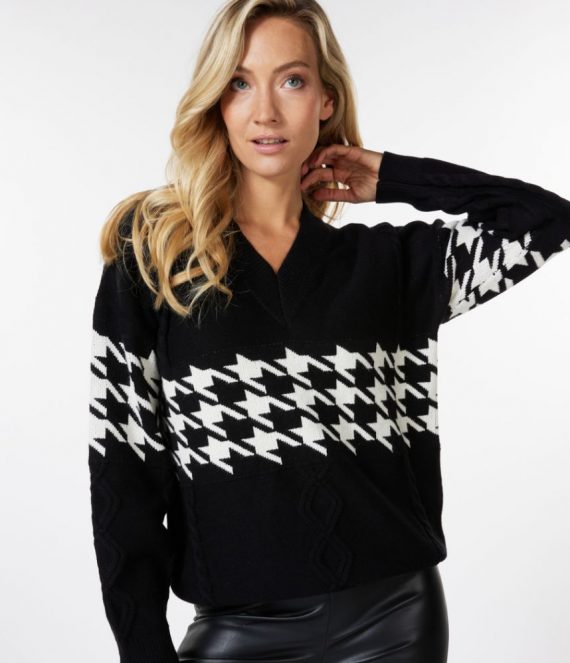 Sweater houdstooth | Esqualo