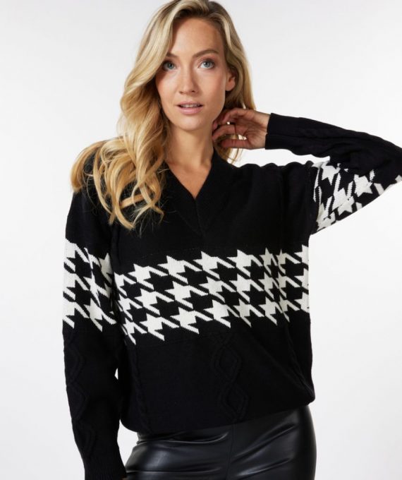 Sweater houdstooth | Esqualo