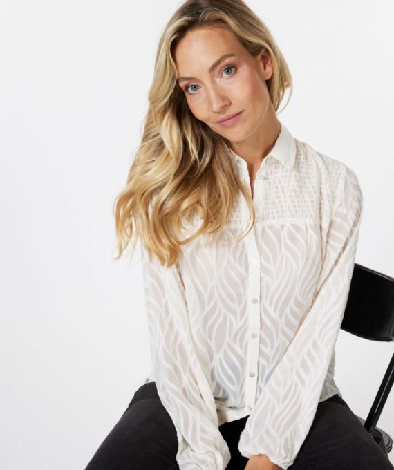 Blouse burn out smock | Esqualo
