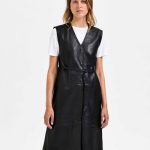 Leren jurk | Selected Femme