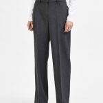 Rechte broek grey | Selected Femme