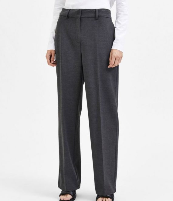Rechte broek grey | Selected Femme
