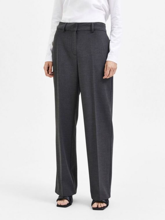 Rechte broek grey | Selected Femme