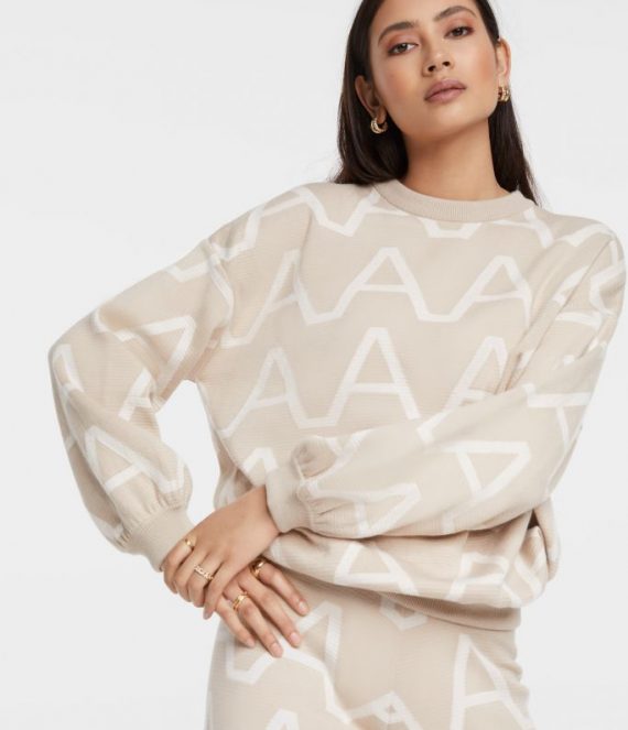 A jacquard pullover | Alix the label