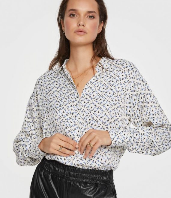Graphic LX blouse | Alix the label