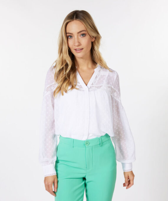 Blouse fancy tapes | Esqualo