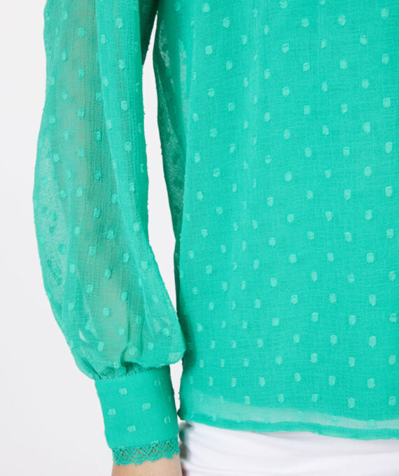 Blouse smocked plumetis | Esqualo