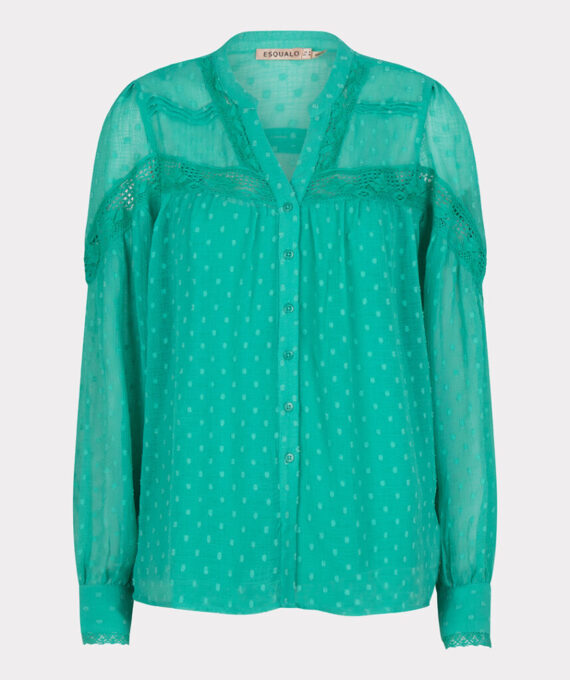 Blouse smocked plumetis | Esqualo