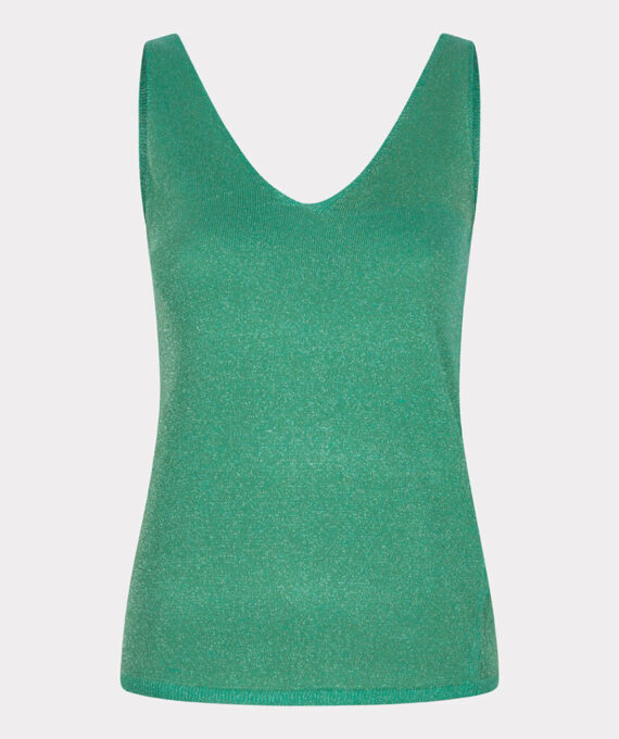 Camisole lurex groen Esqualo