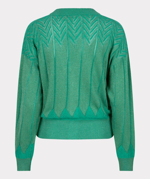 Cardigan lurex fancy groen Esqualo
