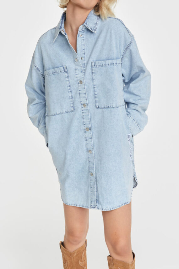 Denim blouse dress Alix the label