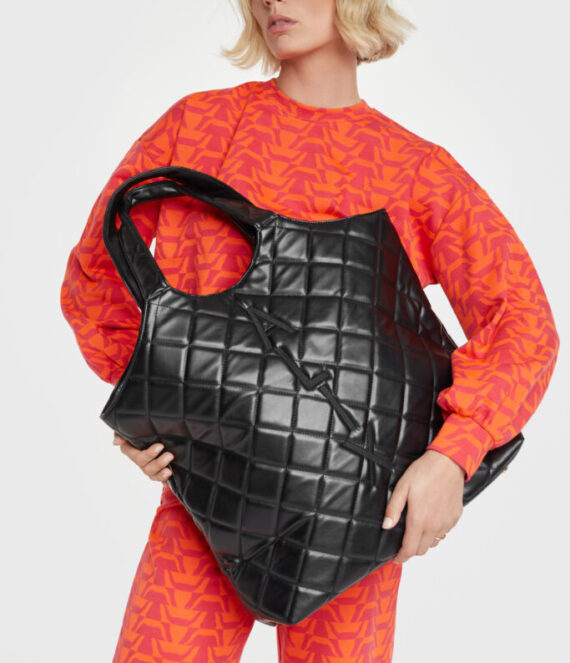 Faux leather shopper | Alix the label