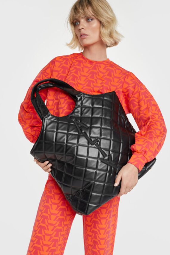 Faux leather shopper | Alix the label