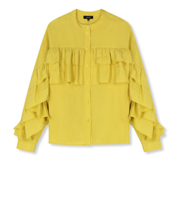 Light flow ruffle blouse | Alix the label