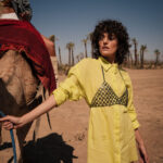 Linen lyocell blouse yellow | Alix the label