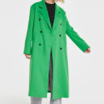 Long trench coat green | Alix the label